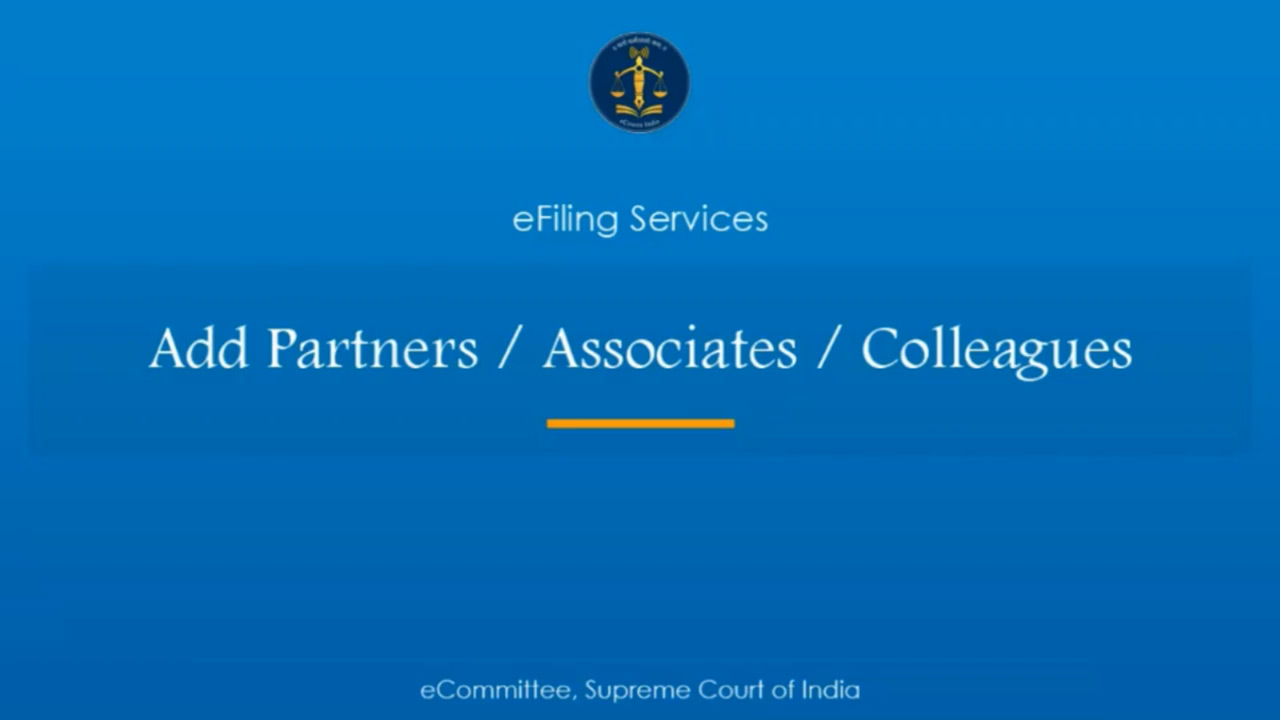 Adding Partner Advocates/Associates/Colleagues